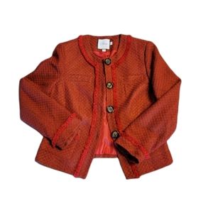 CHAUS maraschino  red Blazer
